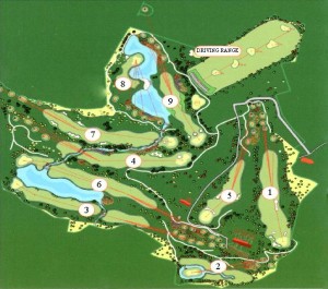 Golf Barolo mappa