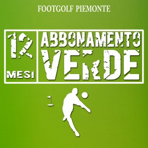 Abbonamento Footgolf Piemonte VERDE